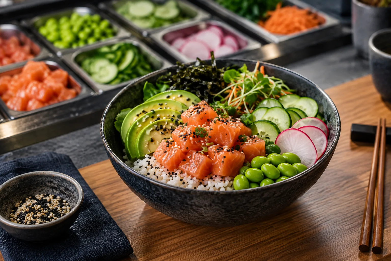 Poke bowl naar keuze