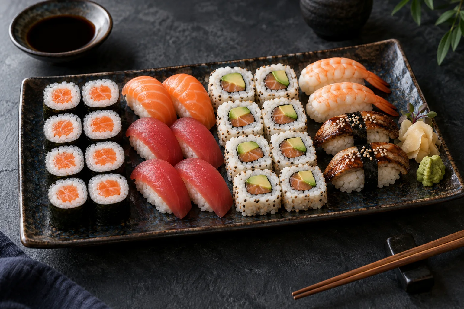 Sushi deluxe, 24 stuks